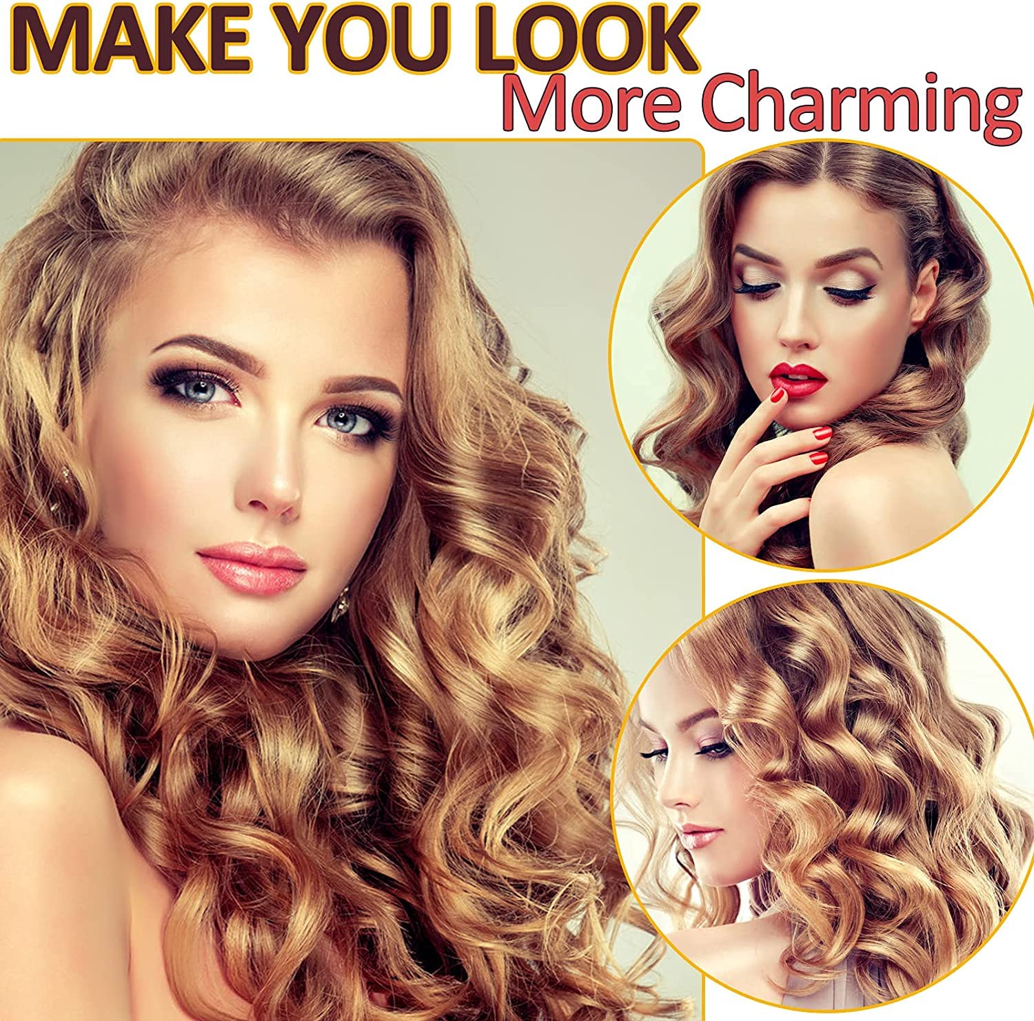 The Ultimate Hair Roller Set: Styling Kit for Curls, Volume & Waves