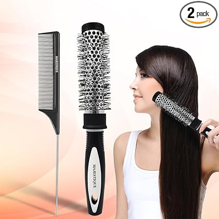 3-in-1 Hot Air Blow Dry Brush | Volumizing & Curling Hair Styler with Ceramic-Coated Bristles | For All Hair Types (Men & Women)