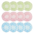 12-Pack Reusable Shower Caps for Women & Men — Waterproof, Extra Thick