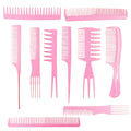 10-Piece Professional Hair Comb Set — Salon-Quality for All Hair Types
