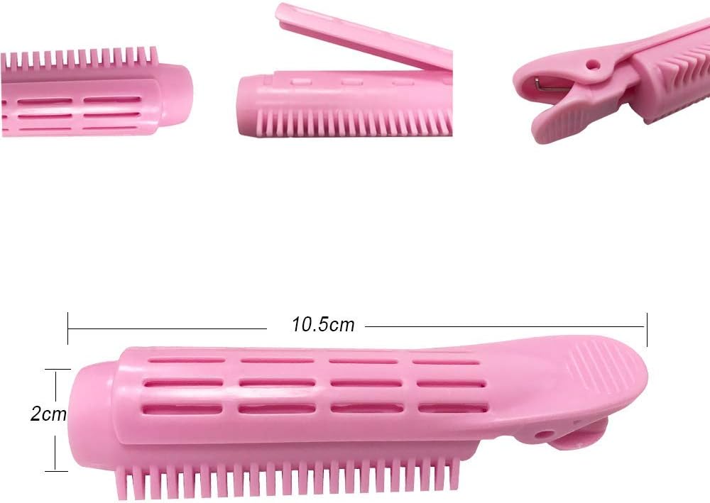 Hair Roller Volumizing Clips for Women – Self Grip Root Lift Hair Rollers for Instant Fluffy Volume & Curly Styling