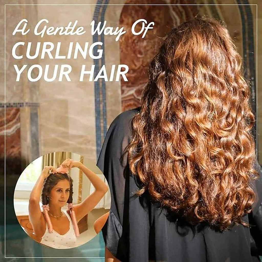 Heatless Curling Rod Headband for Women – No Heat Hair Curlers Set for Soft Natural Waves & Curls | Overnight Hair Styling Tool for Long & Medium Hair