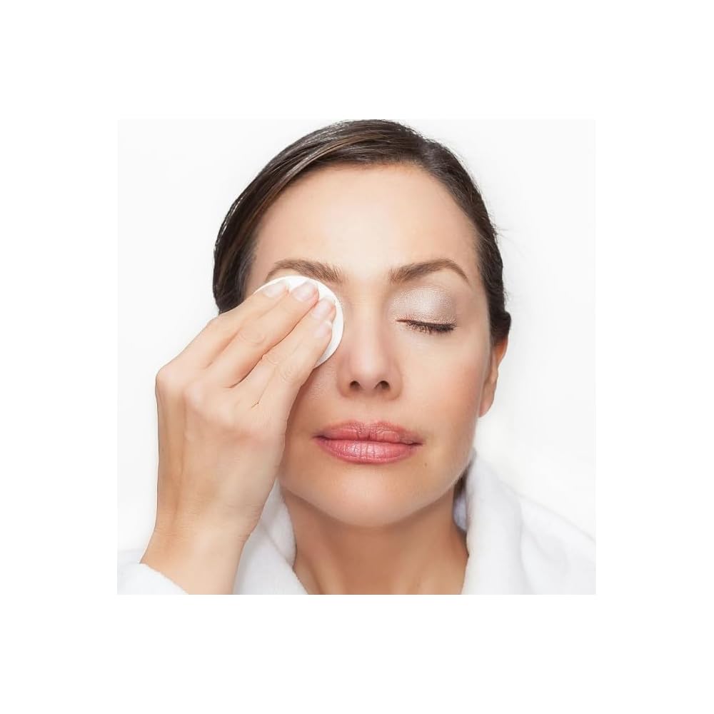 Premium Cotton Rounds for Makeup Removal - 80 Count Lint-Free, Reusable & Soft Facial Pads