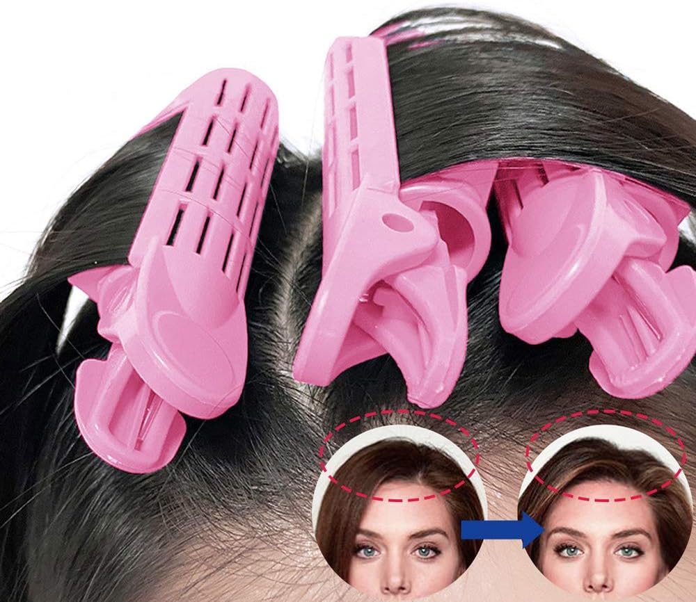 Hair Roller Volumizing Clips for Women – Self Grip Root Lift Hair Rollers for Instant Fluffy Volume & Curly Styling