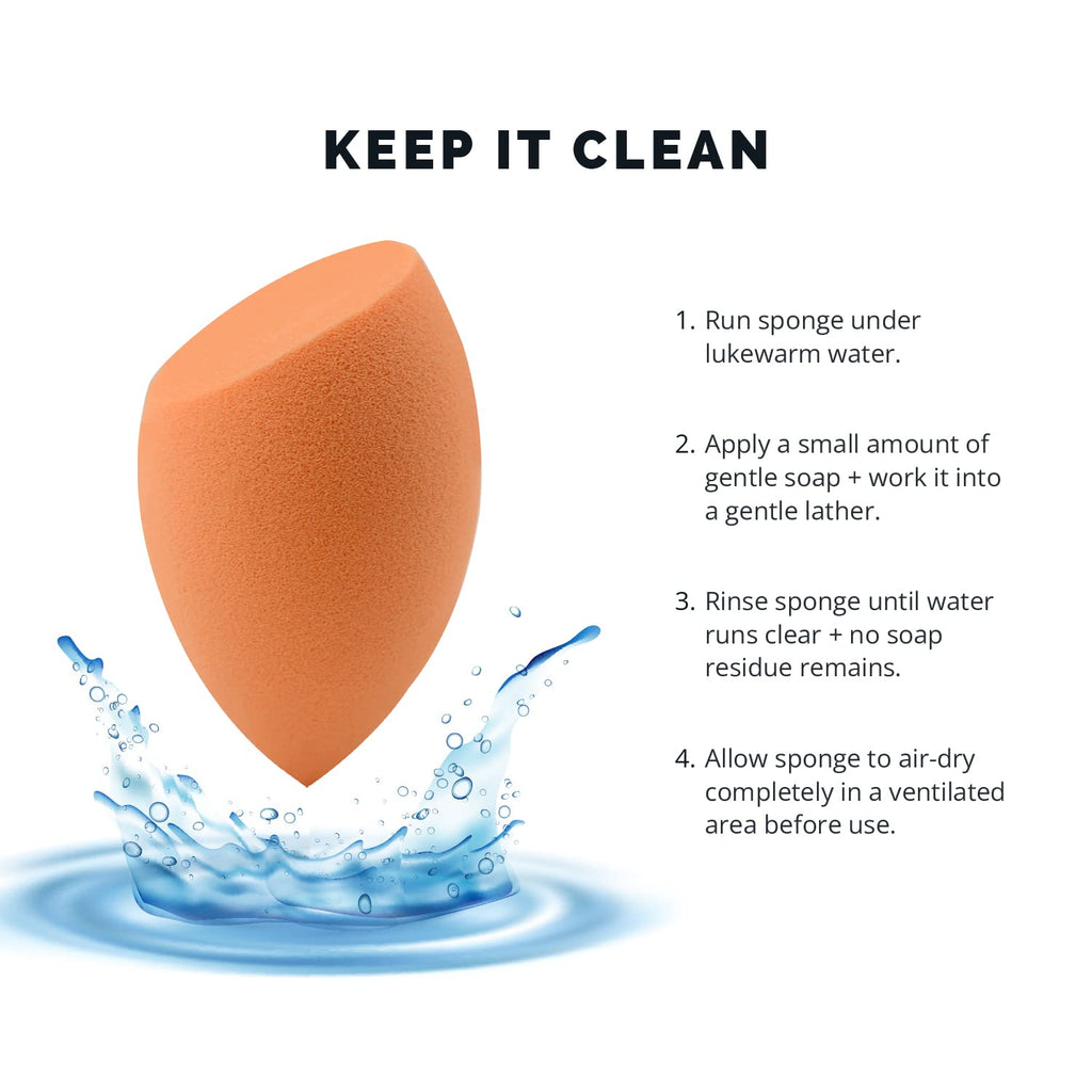 5-Piece Makeup Sponge Set - High Definition Beauty Blender Gift Kit for Flawless Foundation & Concealer Application