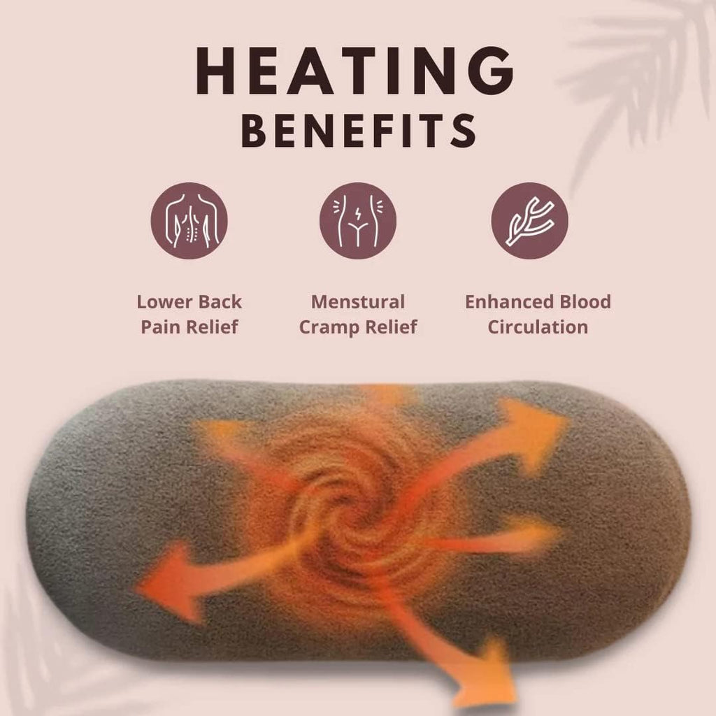 Cordless Period Cramp Relief – 3 Heat Levels & 4 Massage Modes