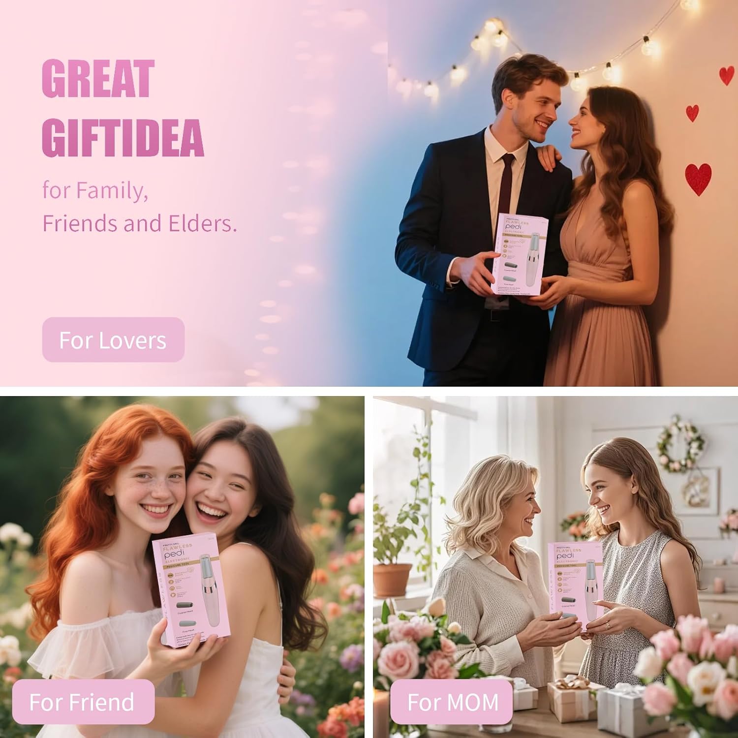 Electric Pedicure Foot Callus Grinder USB Charging Feet Care Dead Skin Remover