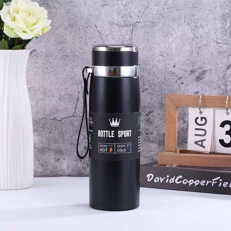 1L 316 Stainless Steel Thermos Bottle Large Capacity Portable Double Wall Vacuum Insulated Sports Water Bottle