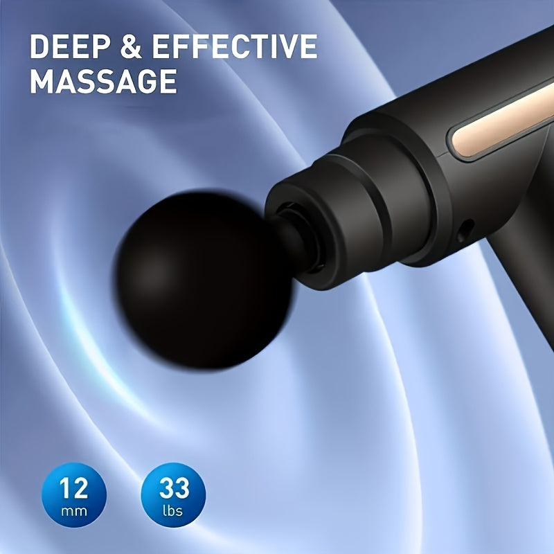 6-in-1 Percussion Massage Gun – Deep Muscle Relief