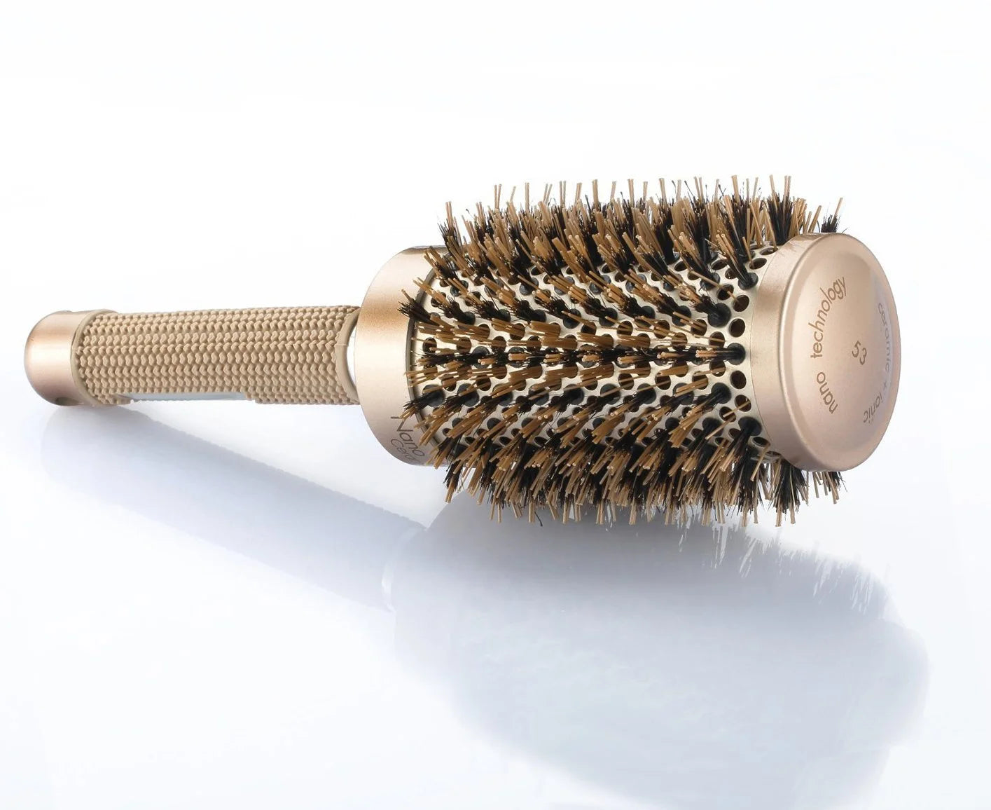 Nano Ionic Blow Dry Brush - Professional Hair Styling Tool for Frizz-Free Shine, Voluminous Blowouts & Effortless Curls