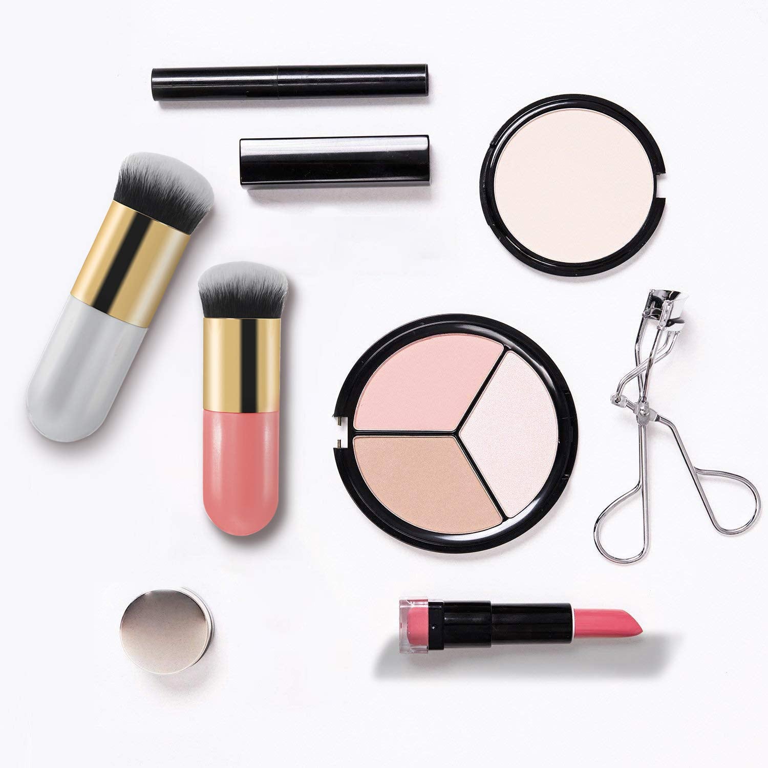 The All-in-One Foundation Brush | Chubby Kabuki for Liquid, Cream & Flawless Powder Makeup