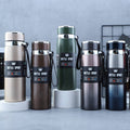 1L Stainless Steel Vacuum Insulated Thermos — Double Wall Sports Bottle
