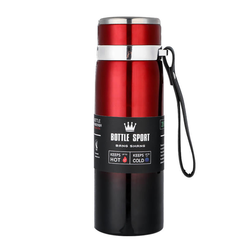 1L 316 Stainless Steel Thermos Bottle Large Capacity Portable Double Wall Vacuum Insulated Sports Water Bottle