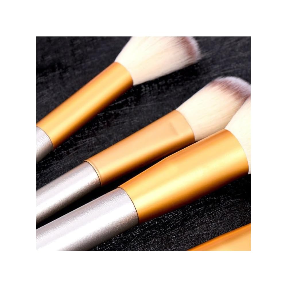 Premium 12-Piece Makeup Brush Set with 2 Beauty Blenders | Pro Vegan Brush Kit for Flawless Foundation, Contour & Eyeshadow