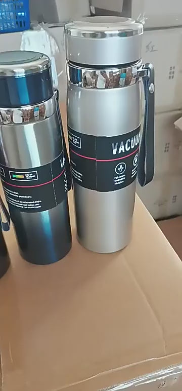 1L 316 Stainless Steel Thermos Bottle Large Capacity Portable Double Wall Vacuum Insulated Sports Water Bottle